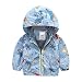 Soda Park Boys Lightweight Cartoon Windbreaker Active Jacket With Zipper