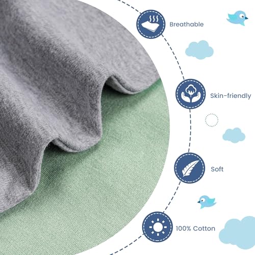 Image of ZIGJOY Baby Transitional Swaddles for Newborns: 0.5 Tog Arms Up Sleep Sack 3-6-12 Months Soft Cotton Shark Fin 2 Way Zipper