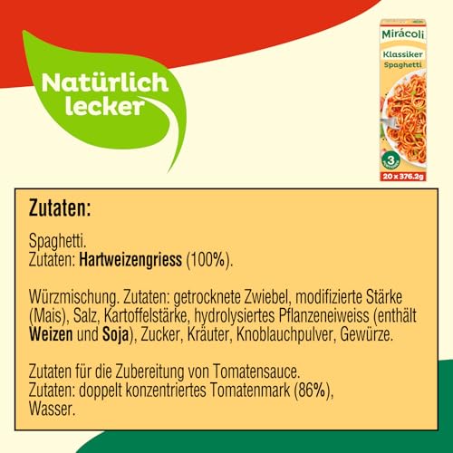 MIRACOLI™ 3 Portionen Spaghetti Klassiker 20x376,2g