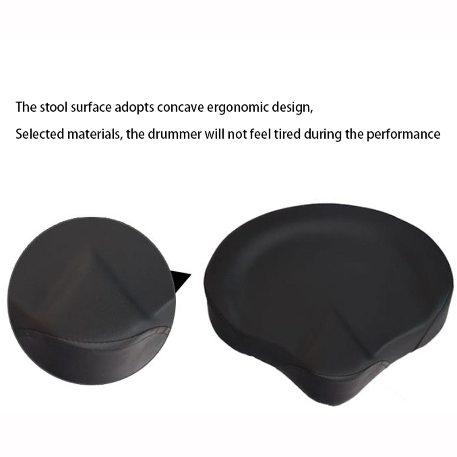 Selle de tambour réglable - Hauteur 4568 cm - Trône universel pour adultes et enfants - 7 couleurs au choix - Portable et siège de batterie de table