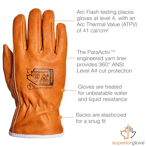 Seguridad, Tools guantes piel cabra Marca Superior Glove (3)