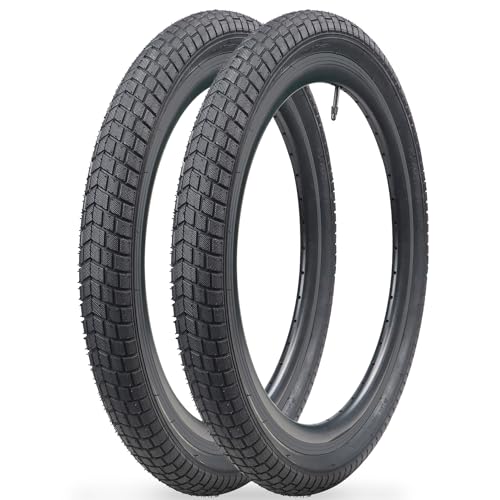 WEEROCK 2 Pack 20 Inch Bike Tire Folding Bead Replacement Tyre 20 * 2.125 for Child Bike Kids Bike...