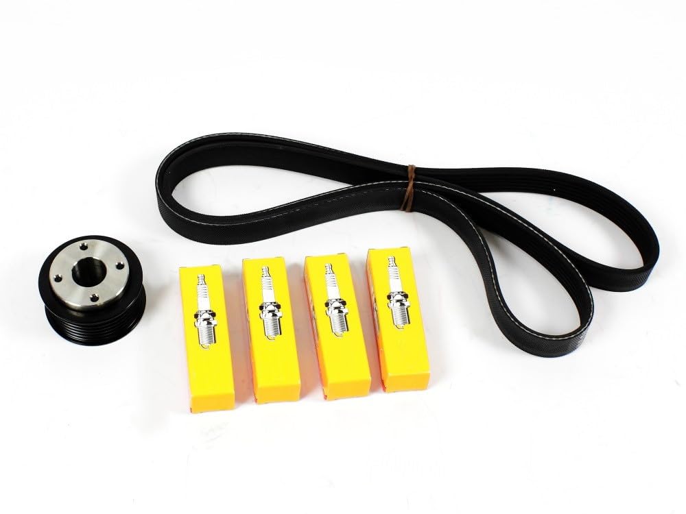 Poulie de compresseur de tuning 15% Roue de tuning pour R52 R53 X-Parts High Performance avec bougies et courroies trapézoïdales correspondantes 20-25CV et environ 30NM 1099266