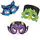 Baker Ross FX231 Halloween Maske zum Ausmalen für Kinder-8er Pack, Kindermasken Bastelset zum Bemalen und Dekorieren, Ideal für den Kindergeburtstag, Weiß