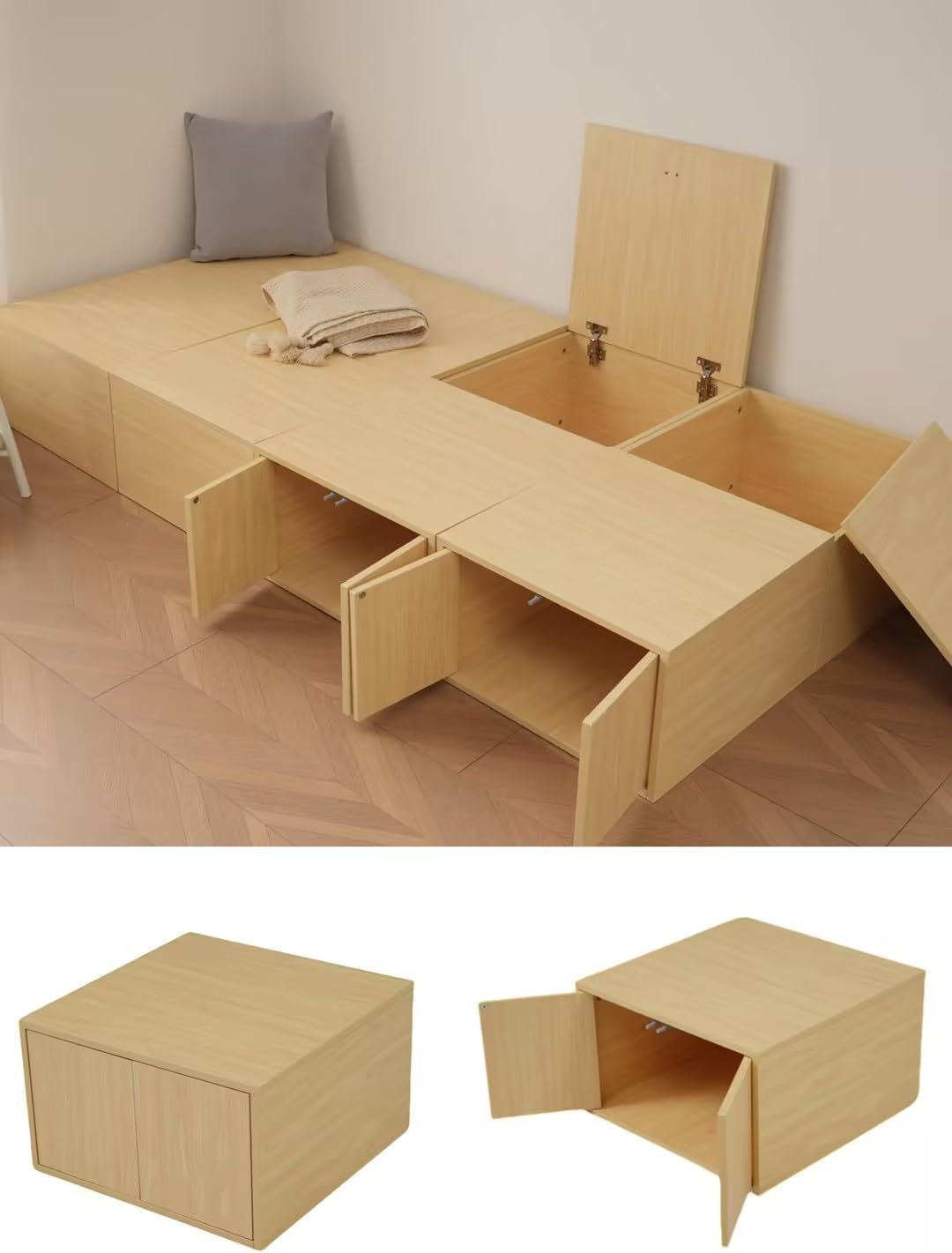 こまさん 大阪京都限定 美品 ニトリ シングル ベッドフレーム 収納付き