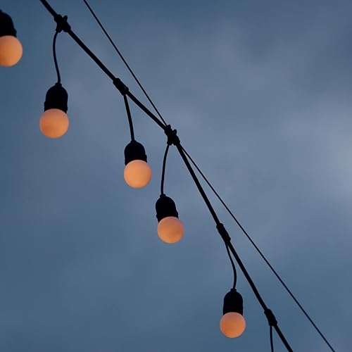 Miniatura 7 de Cuerda de alambre de acero inoxidable 304 recubierto de vinilo negro de 100 pies para luz al aire libre guía de 0.079 in con 50 piezas de aleación