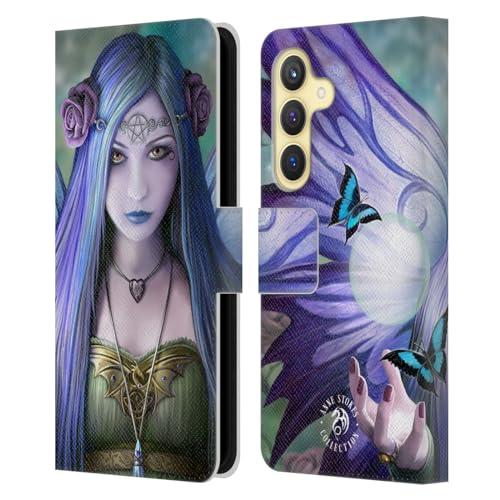 Funda Samsung Galaxy S24 5G de Anne Stokes Aura Mística tipo libro con tapa