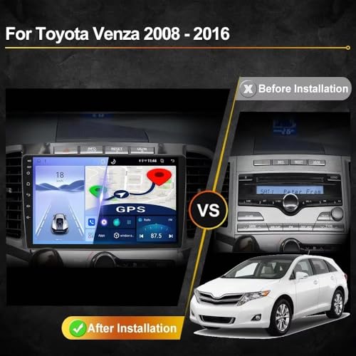 GPS para Camión de 4 Núcleos 1G+16G y Mapas UE para Toyota Venza 2