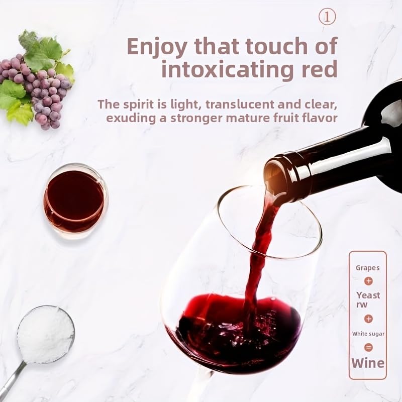 Miniatura 6 de Levadura de vino de fruta de ángel, levadura de uva, levadura de vino de morera Yangmei, versión RW adecuada para frutas oscuras (0.35 oz x 1 bolsa)