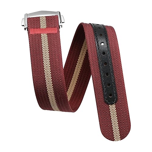 Image of WAMD Premium Single Layer Ribbed NATO Watch Strap with Deployant Folding Clasp