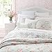 Laura Ashley- Twin Quilt Set, Reversible Cotton Bedding with Matching Sham(s), Lightweight Home Decor for All Seasons (Melany Pink, Twin)