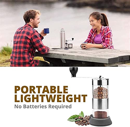 Tragbare Haushaltsmühle, Tragbare Kaffeemühlen, Manuelle Kaffeemühle, Praktische Mini-Keramik-Gratmühle Für Reisen Zu… – Bild 3
