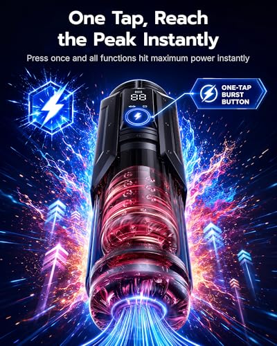 Image of EINSEO Sex Toys for Men Penis Pump - AI Sync Waterproof Male Masturbator Stroker with 7 Sucking Thrusting Rotating & 7 Licking Modes, Adult Toys Pocket Pussy Mens Sex Toy Blowjob Sex Machine Bath Item