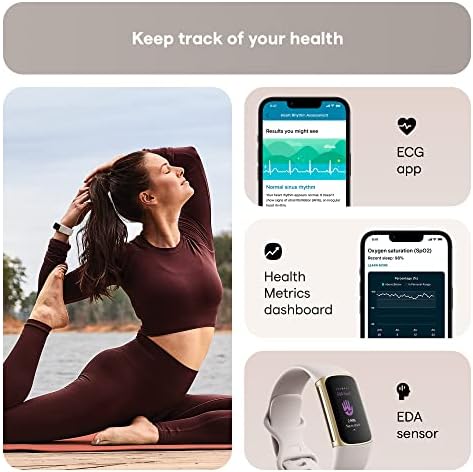 Fitbit Charge 5 Activity Tracker with 6-months Premium Membership Included, up to 7 days battery life and Daily Readiness Score