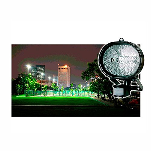 DNI, 6016, Refletor Pt Oval com Sensor para Lâmpadas Halogenas Bivolt 150W