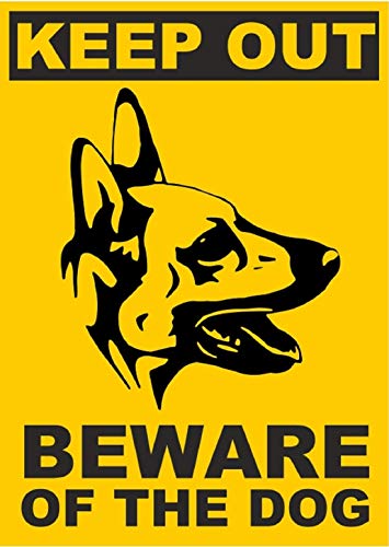 Indigos UG Aufkleber 'Please Close The Gate' – 200x150mm, Wetterfest, Selbstklebend, Für Hundebesitzer
