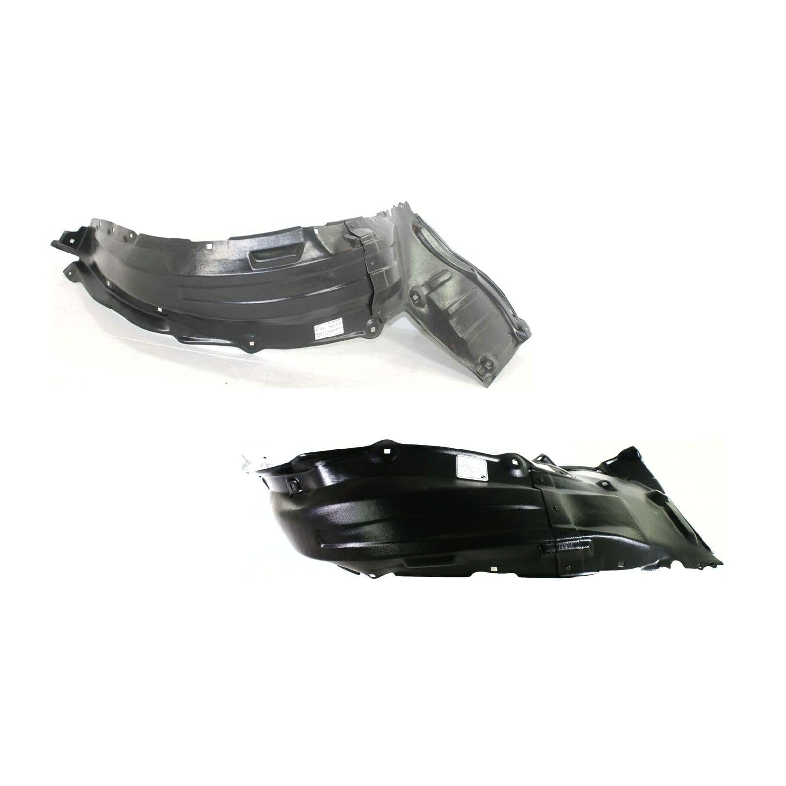 Wheel Liner Set of 2 Rear Front Left & Right Driver & Passenger Side Plastic Section for Toyota for Sequoia 2008-2020 for Tundra 2007-2013