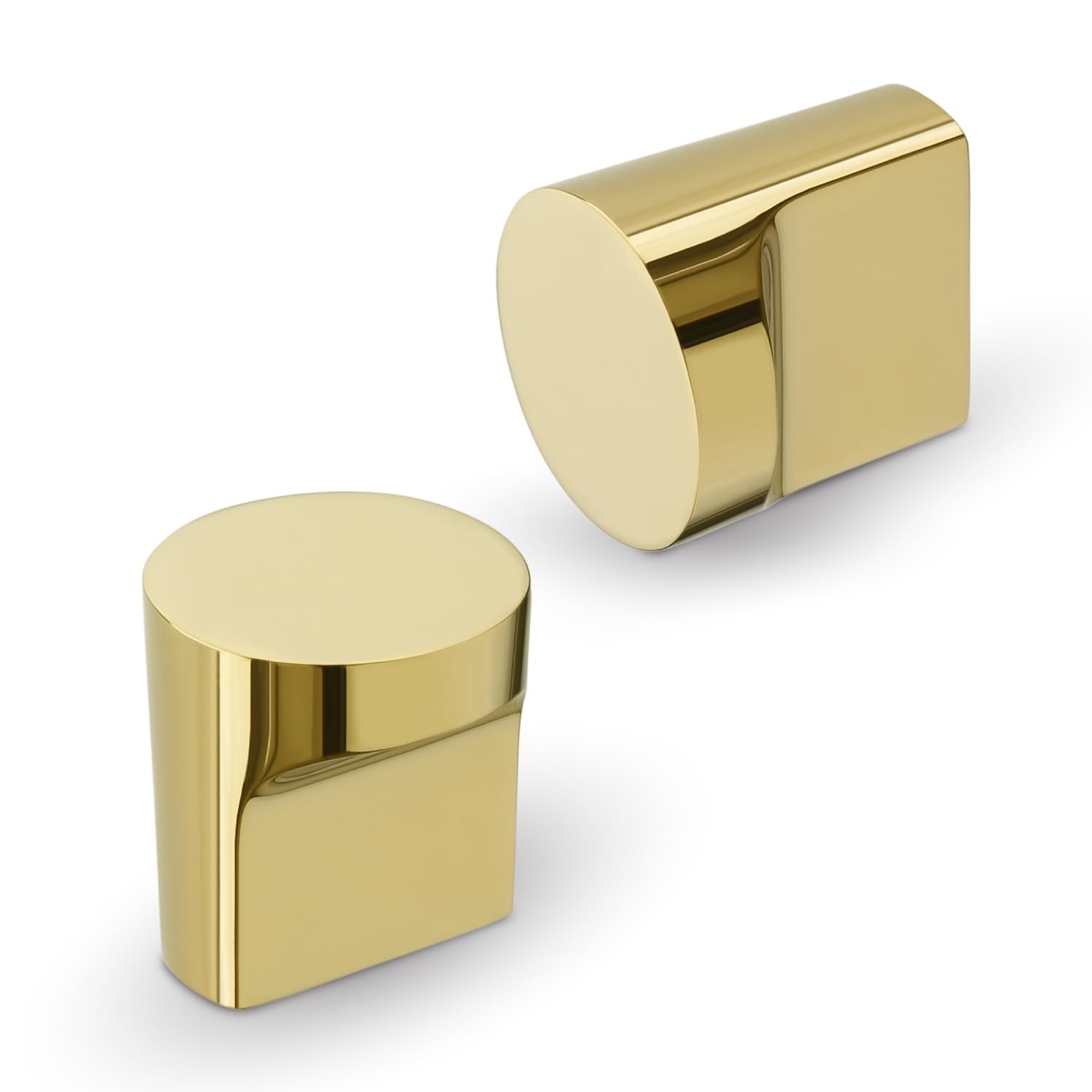 LAPO 2 Piece Zinc Cabinet Knobs – Drawer Knob for Kitchen, Wardrobe, Cupboard, and Home Furniture (PVD Gold Finish)