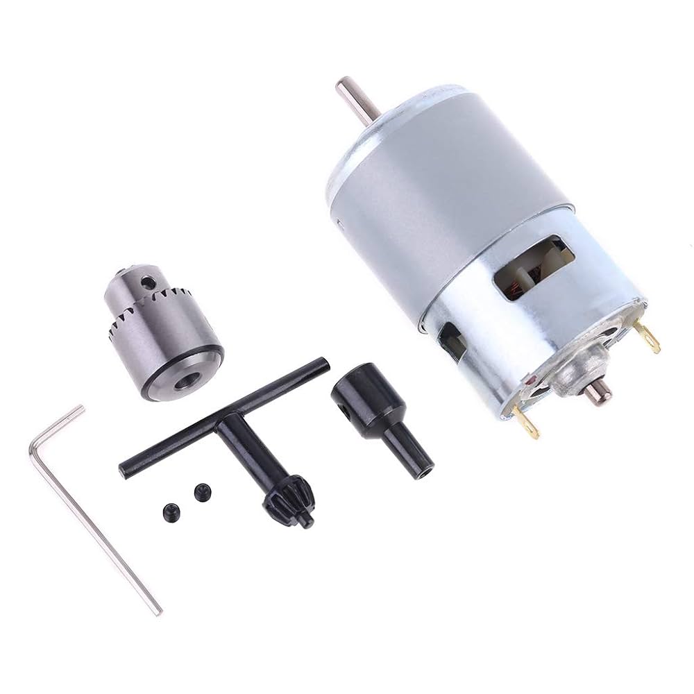 Maa★ Amazon.com: 775 DC Motor 12V 24V 6000-12000RPM Large Torque