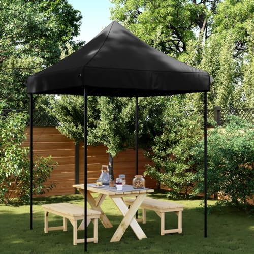 Générique Tente de réception Pliable escamotable Noir 200x200x306 cm,Maison & Jardin,Pelouses &...