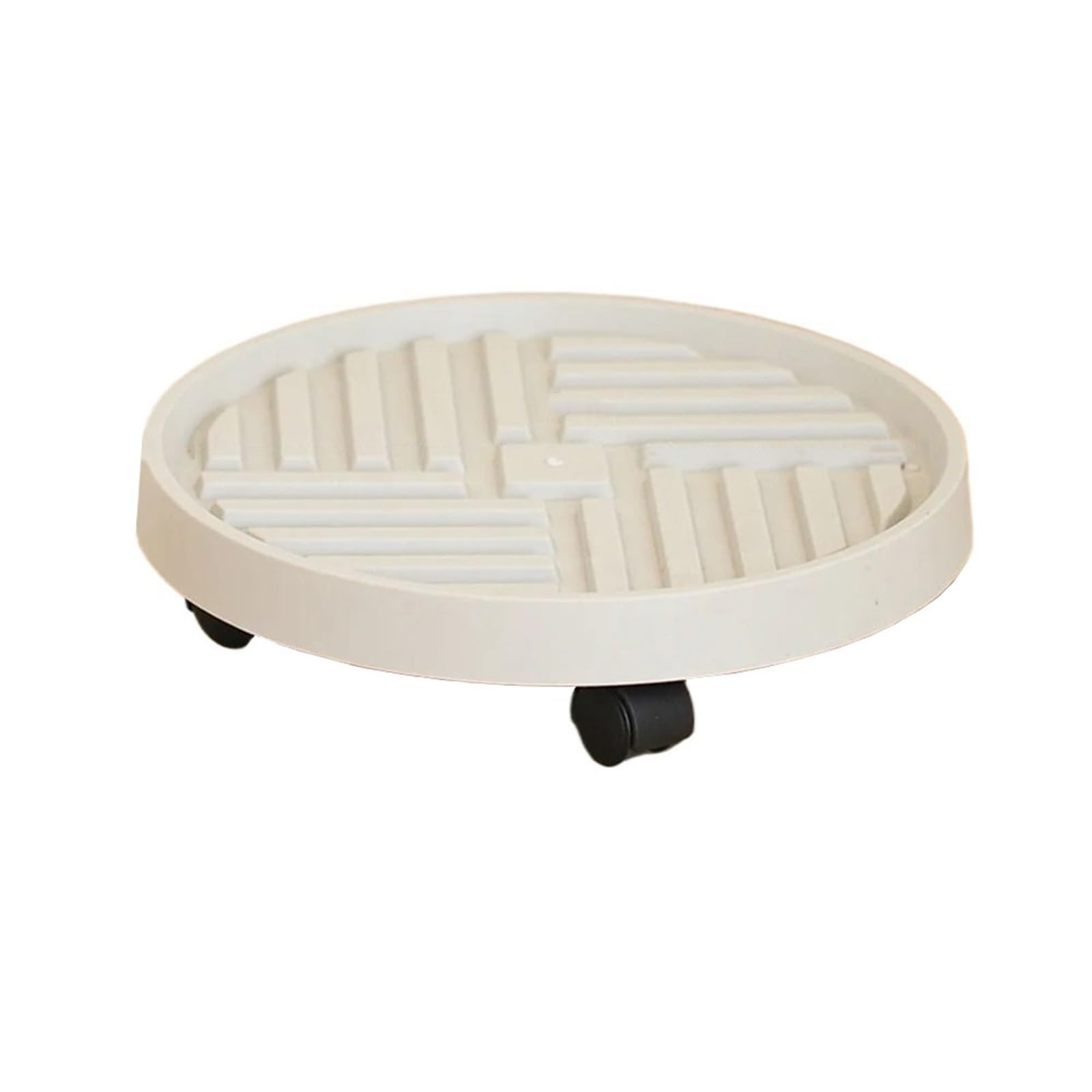 ZENY896V Plant Trays Flower Pot Rack with Wheels Multifunctional Mobile Planter Tray Garden Supplies Garden(White)