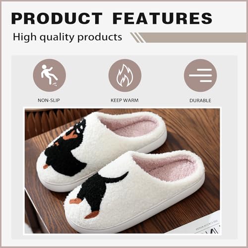 Women's & Men's Cute Frog Slippers - Fuzzy Memory Foam Kawaii Cartoon Animal Slippers - Winter Warm Fluffy Shoes3