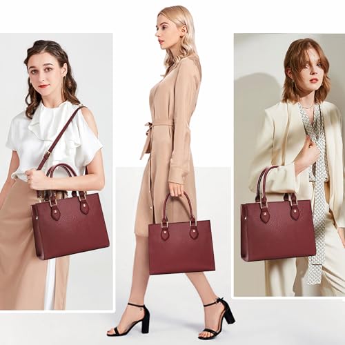 Image of CHICAROUSAL Crossbody Purses and Handbags for Women PU Leather Tote Top Handle Satchel Shoulder Bags