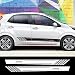 2 Pz Auto Porta Laterale Gonna Strisce Adesivi per Kia Picanto Riflettente Decorazione Auto Decalcomanie in PVC Auto Pellicole in Vinile Accessori Auto