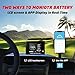 36V(38.4V) 60A LiFePO4 Lithium Golf Cart Battery Built-in 200A Bluetooth BMS,with 36V 20A Charger,Mobile APP,Touch Monitor,Port Plug,retention strap,6000+ Cycles,Perfect for Golf Carts, Trolling Motor