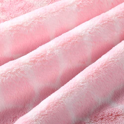 Max Daniel Baby Plush Print Security Blanket - Pink Giraffe2