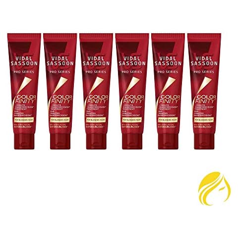 6x Vidal Sassoon Pro Series Colourfinity Kur für blondes/helles Haar - zuverlässiger Farbschutz Cover