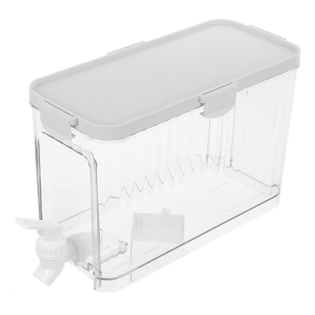 MAGICLULU Dispensador de bebidas de gran capacidad con grifo para refrigerador, hervidor de agua fría para jugos, vino y más fiest