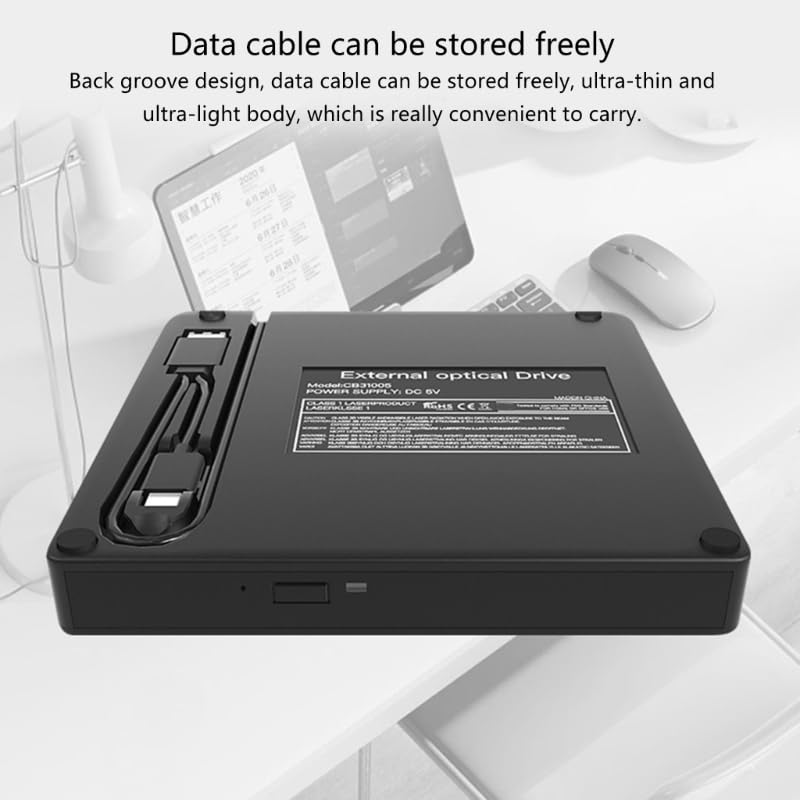 Szybki transfer danych USB 3.0 typu C Nagrywarki DVD do laptopów i komputerów stacjonarnych