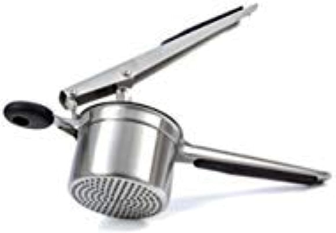 Potato Ricer Stainless Steel by Cute Essentials - Large Ricer Kitchen Tool for Fluffy Mashed Potatoes - Heavy Duty masher to Mash and Rice Fruits and Vegetables - Potato Press and Food Mill