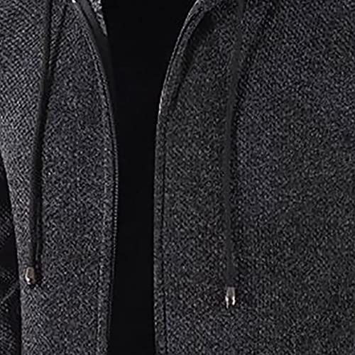 SKYWPOJU Hooded winterjas jas mannen lange slim fit mannen jas winter premium zakelijke jas mannen wol wollen jas mannen lange trenchcoat jas windjack - Image 5