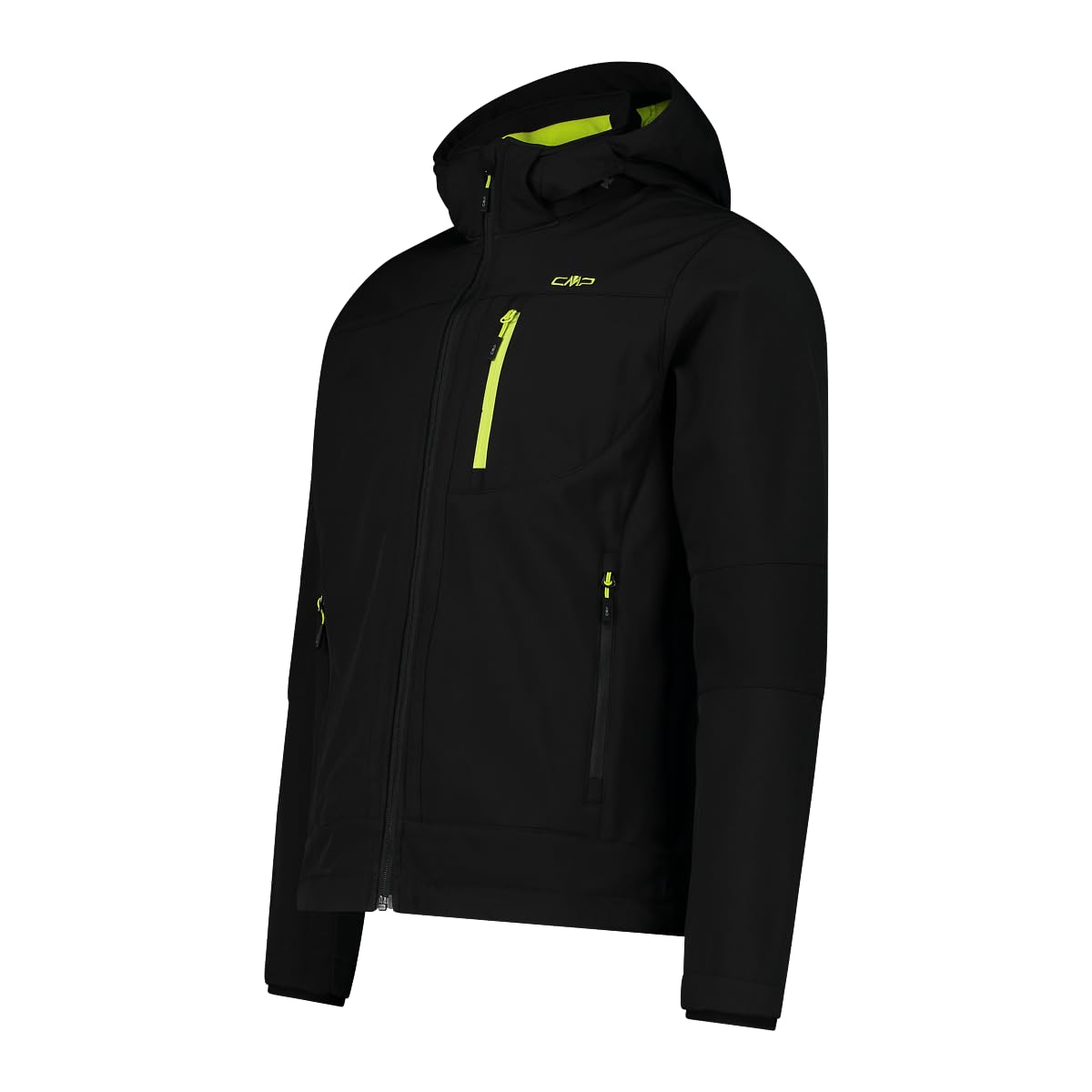 CMP Giacca da uomo in Softshell con cappuccio staccabile, 3A01787N