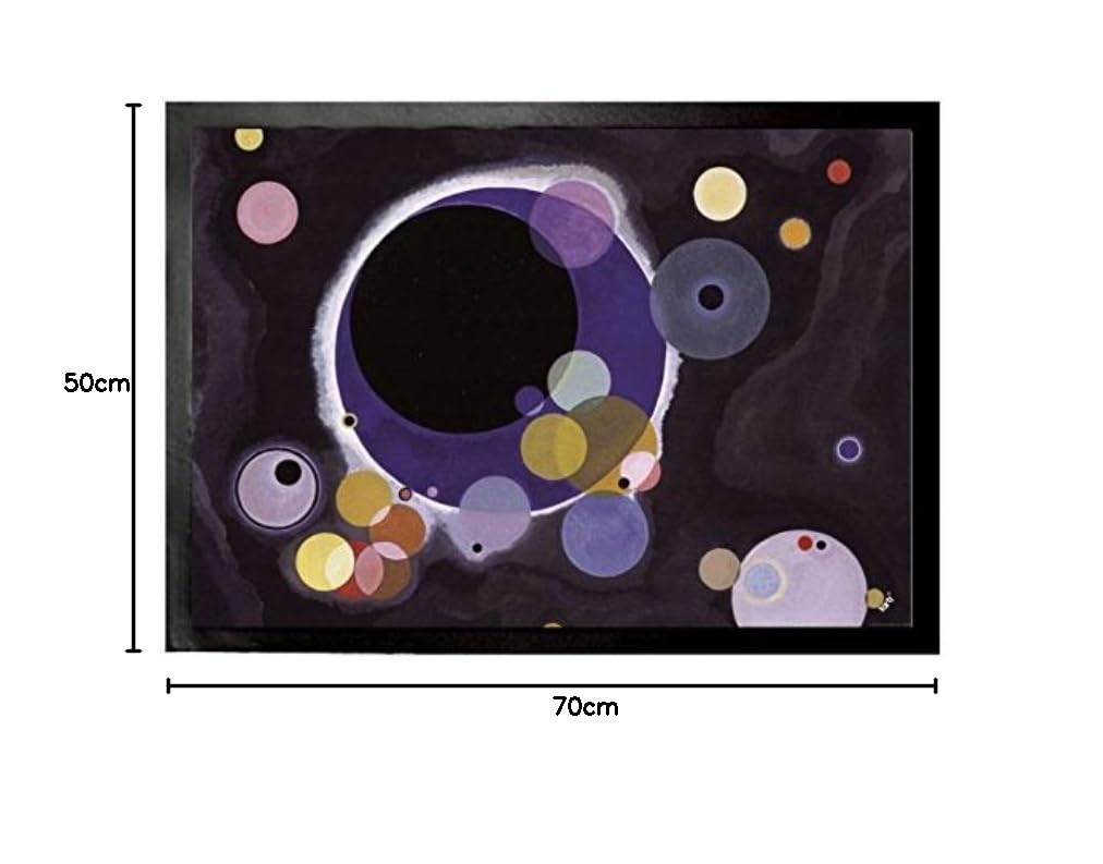 1art1 Wassily Kandinsky Poster Cerchi nel Cerchio, 1923 Stampa d'Arte 100x100 cm