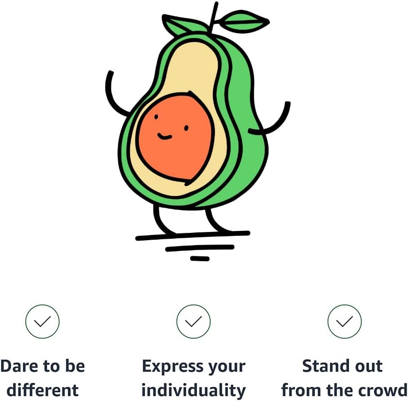 Funny Avocado Kids' Baseball T-Shirt - Funny 3/4 Sleeve T-Shirt - Art Baseball Tee