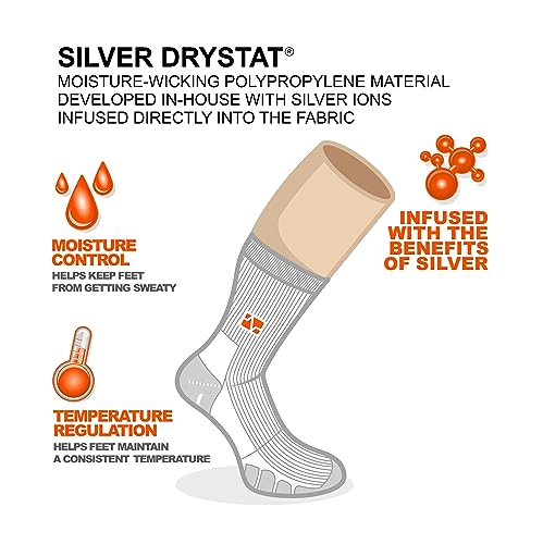 Vitalsox womens Vt5810 Italian Support Crew Socks2