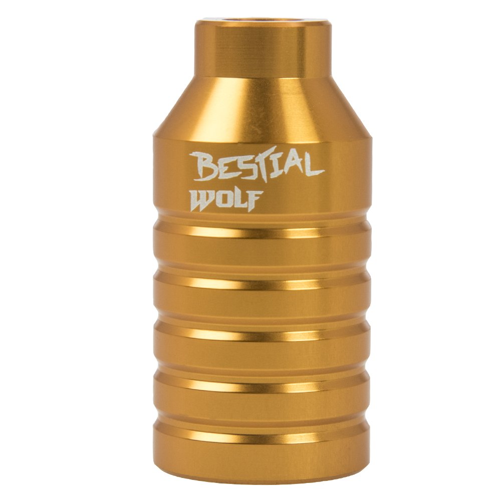 Bestial Wolf Unisex Adult Peg Screw Less - Gold, One Size