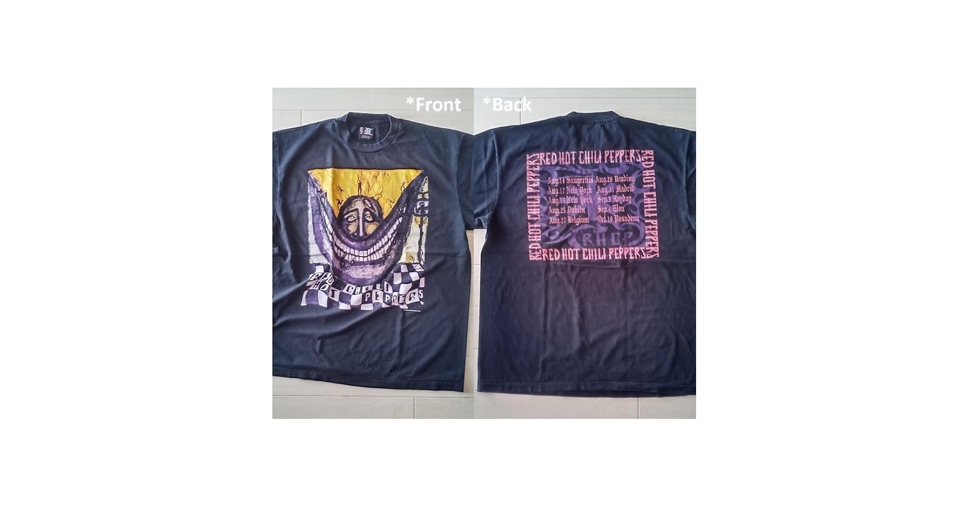 Red Hot Chili Peppers レッチリ イエロー　ゼブラ パンツ Red Hot Chili Peppers レッチリ イエロー ゼブラ パンツ 希少