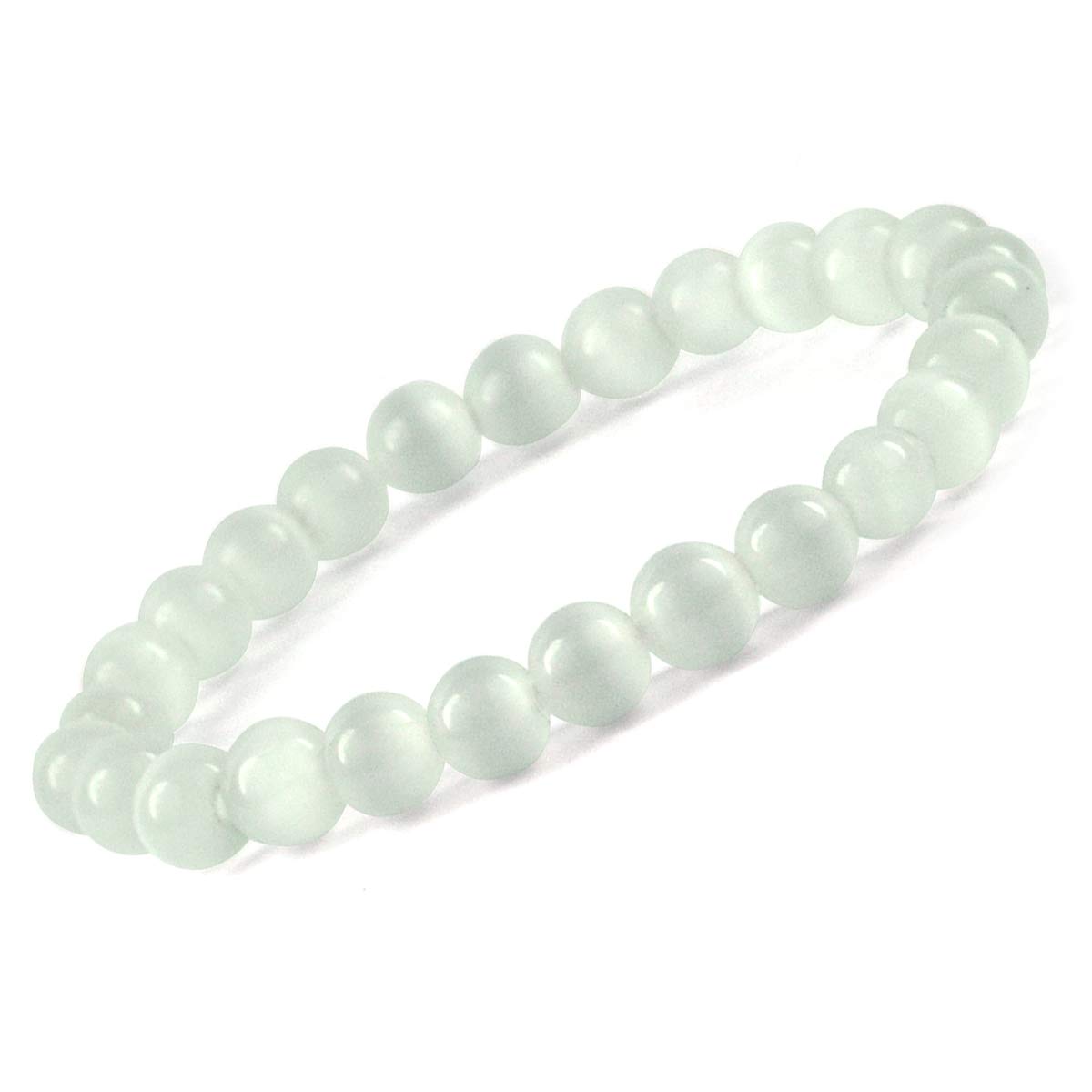 Reiki Crystal Products Unisex Adult Selenite Bracelet Crystal Stone 8mm Beads Bracelet Round Shape for Reiki Healing and Crystal Healing Stone (Color : White) (B08PYRYKKQ) Amazon Price History, Amazon Price Tracker