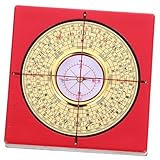 Décoration d'intérieur - fabriqué en cuivre pour plus de durabilité, conception compacte et légère pour une portabilité facile, boussole chinoise rétro