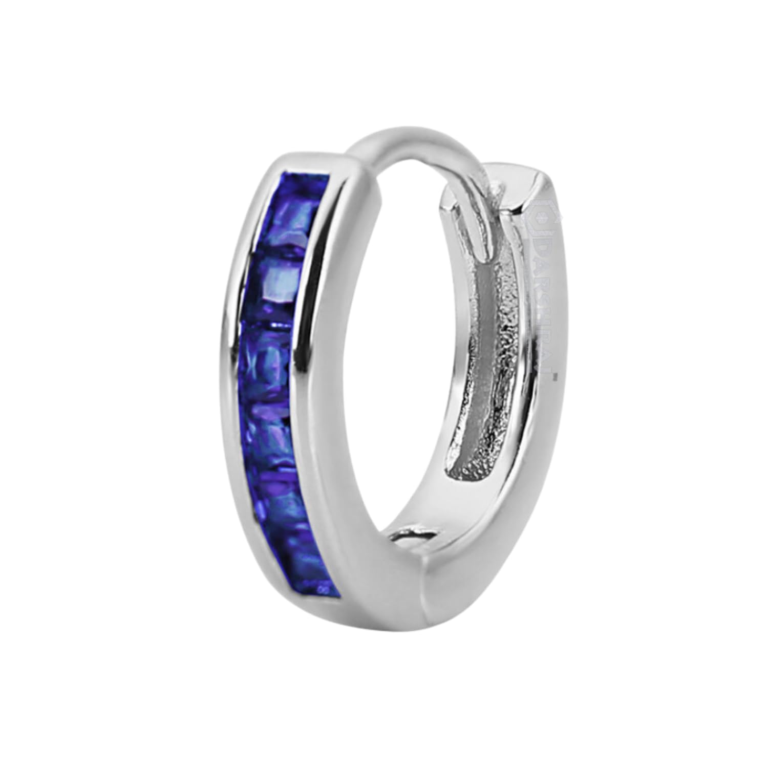 DARSHRAJ 925 Sterling Silver Nose Ring with Delicate Gemstone Accent|for girl |women|8mm size (blue) (B0CGNQXCDP) Amazon Price History, Amazon Price Tracker