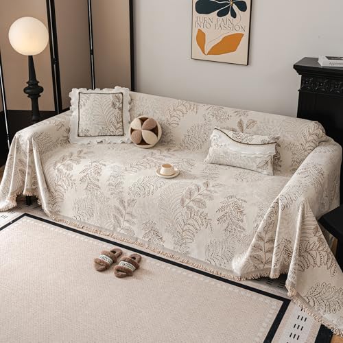 JEMAジェマ ソファーカバー マルチカバー ソファーシーツ ブランケット 長方形 大判 1人掛け 北欧風 おしゃれ 柔らかい 汚れ防止 多機能 防塵カバー テーブルクロス テーブルカバー マルチクロス シンプル 洗濯可 人気 雑貨 四季通用 90x180