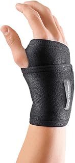 HIDROLIGHT - Adjustable Wristband - Pain Relief Wristbands, Sports Protecting, Tendonitis Pain Relief, Arthritis -Right&Left, Carpal Tunnel -Wrist Wraps, Non-Slip Grip, Weightlifiting-Black, One Size