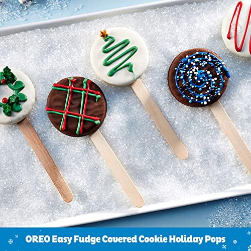 Oreo 00044000014735 White Fudge Covered Chocolate Sandwich Cookies thumb #9