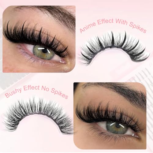 Image of MAYCREATE 600PCS False Eyelashes DIY Spiky Volume Lash Clusters Kit 9-18MM