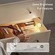 ORIA Nachtlicht mit Bewegungsmelder, 6 LED Bewegungsmelder Licht Schranklicht, Indoor NachtLicht Schrankbeleuchtung, Auto EIN/AUS, für Flur, Treppen, Bad, Schlafzimmer, Küche - WarmGelb