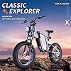 EKXBIKE X20 Electric Bike for Adults 2000W 35AH Removable Battery 20" Mountain Electric Dirt Bike, 34MPH, 7-Speed, Dual Hydraulic Shock Absorbers, Max Range 75 Miles Electric Motorcycle for Adults #5